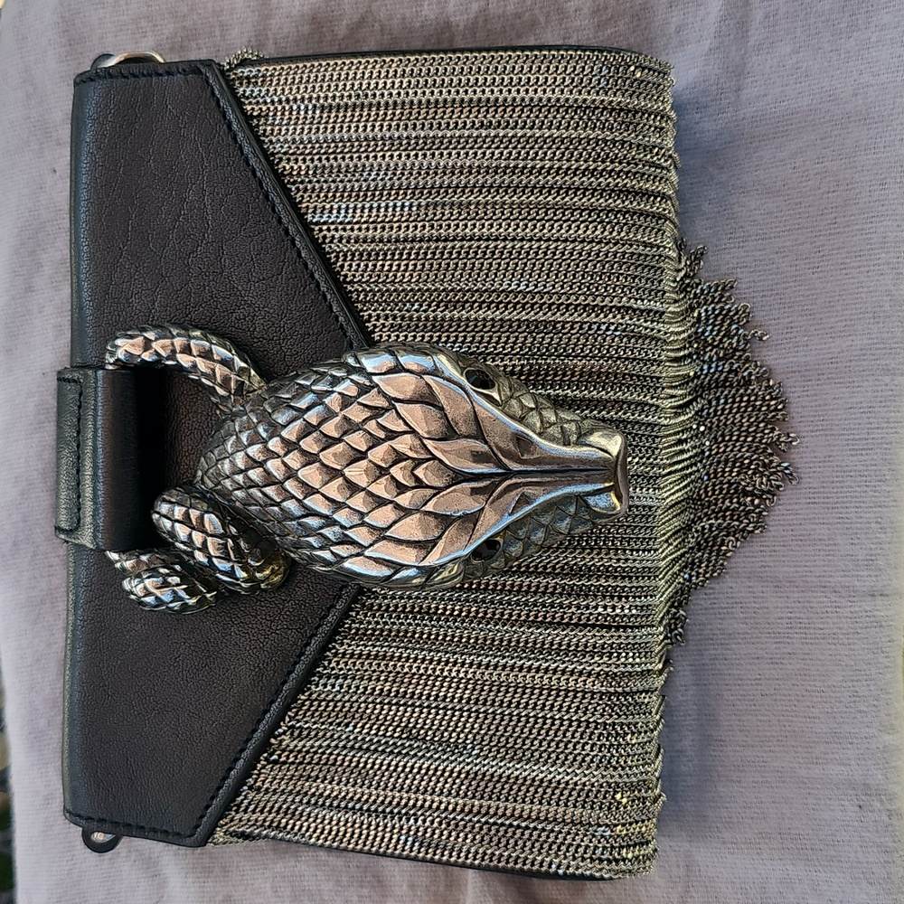 Saint Laurent Snake Crossbody Clutch - Picture 2 of 13